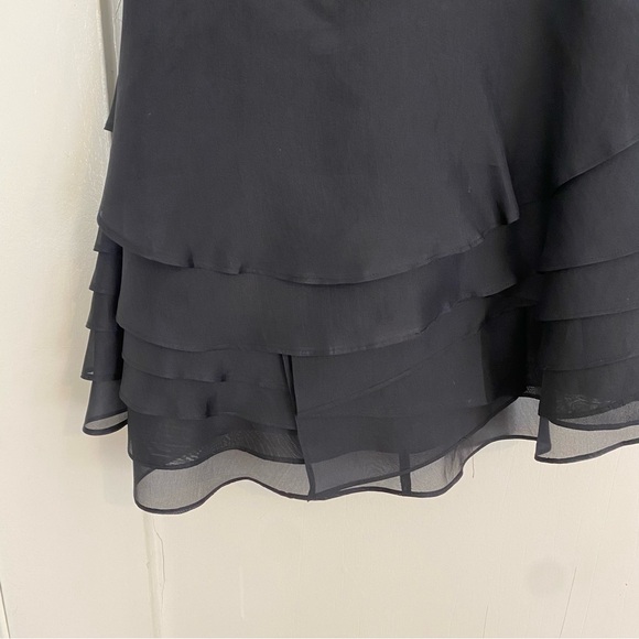 Vintage Bebe One Shoulder Mini Dress with ruffle - Picture 3 of 5